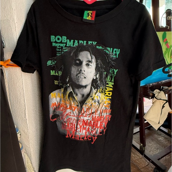 Zion Other - Bob Marley Graphic Black T Shirt Size L